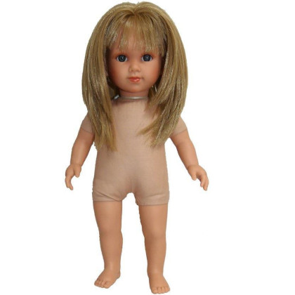 Realistická panenka Elena s měkkým látkovým tělem 35 cm Llorens 