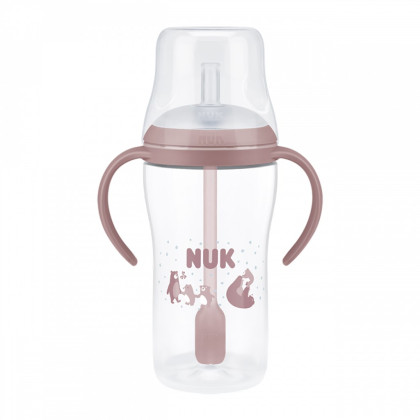 Kojenecká láhev Perfect Match na učení s brčkem Bear 260 ml NUK