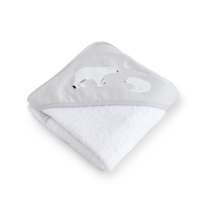 Dětská bavlněná osuška s kapucí 100x100 cm bonjourbébé