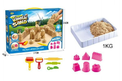 Magický písek 1kg hrad s doplňky 11ks