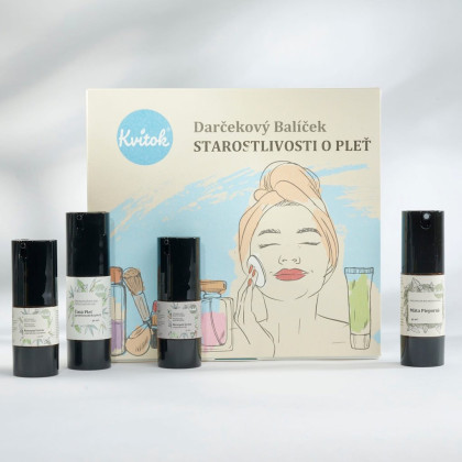 Balíček kompletní péče o mastnou a problematickou pleť Kvitok