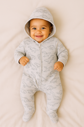 Zimní kombinéza s kapucí Dino Baby Service