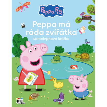 Velká samolepková knížka Peppa má ráda zvířátka