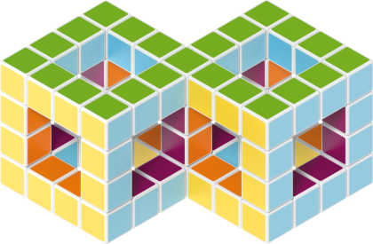 Geomag Magicube Art 64 dílků