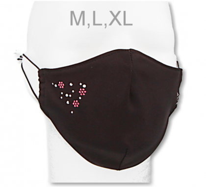 Funkční designová rouška z materiálu Coolmax Pomněnky RDX