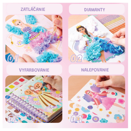 Fashion kreativní kniha Dreamy Fairy