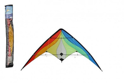 Drak létající nylon 160x80 cm barevný