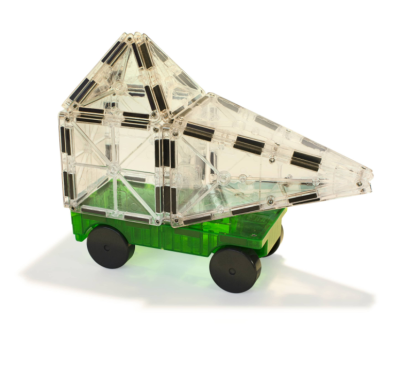 Magnetická stavebnice Cars 2 dílná Green/yellow Magna Tiles