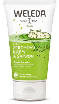 2v1 Sprchový krém a šampon Veselá limetka 150 ml Weleda