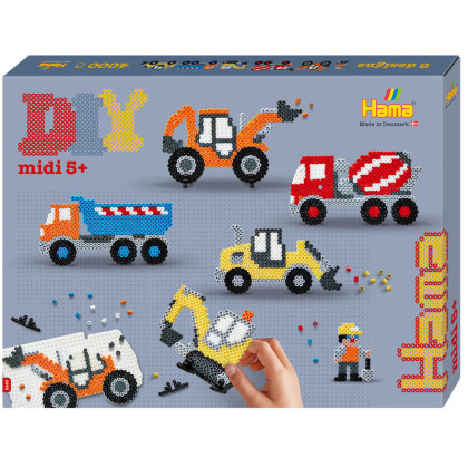 Velká dárková sada Stavební stroje MIDI