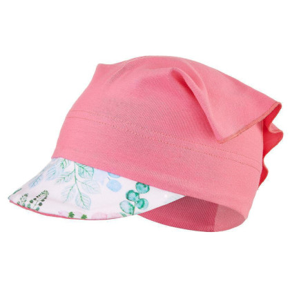 Šátek tenký kšilt UV 50+ Outlast® růžová/květy