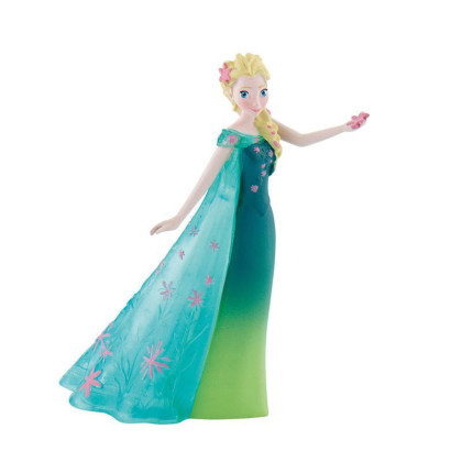 Figurka Elsa v zelených šatech