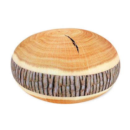 Kulatý polštář - Dřevo