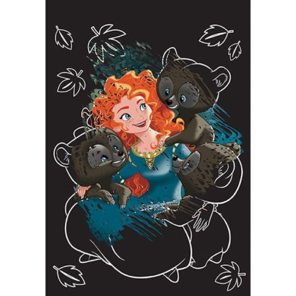 Vyškrabuj, objevuj, vybarvuj Disney Princezny