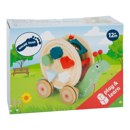 Tahací motorický šnek s tvary small foot