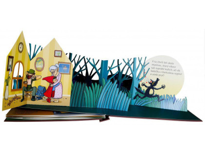 Červená karkulka - MINI POP-UP Meritxell Martí, ilustrace Xavier Salomó