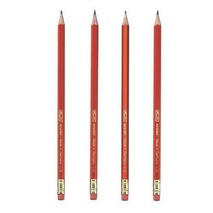 Herlitz - Tužka SCOLAIR 4 ks, HB, odolné proti lámání