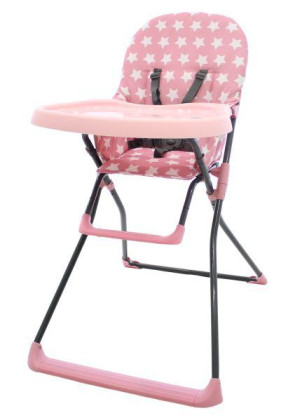 STARS jídelní židle pink Asalvo