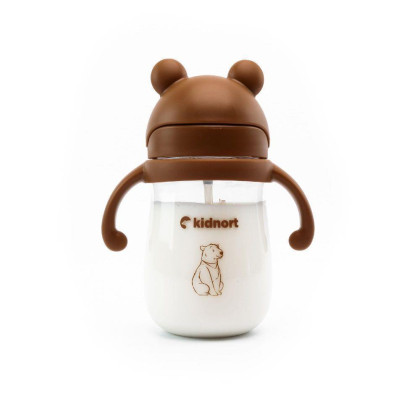 Hrneček s brčkem Bringebaer 240 ml Kidnort