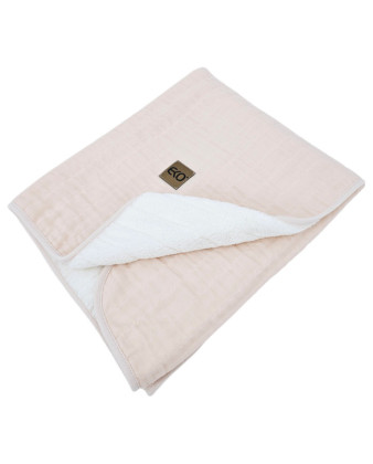 Deka mušelínová s kožešinou 75 x 90 cm Eko