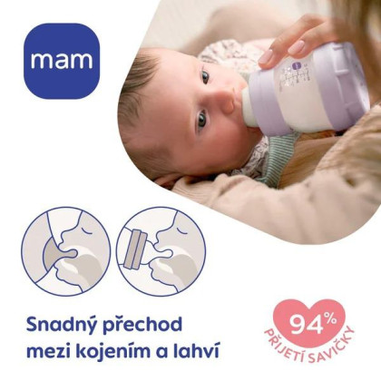 Dětská antikoliková láhev 160 ml Perfect Start 160 ml 0 m+ MAM