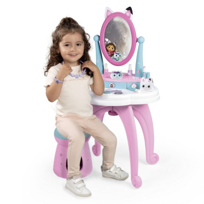Toaletní stolek se židličkou 2v1 Gabby´s Dollhouse