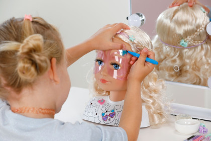 Kreativní česací hlava Baby born