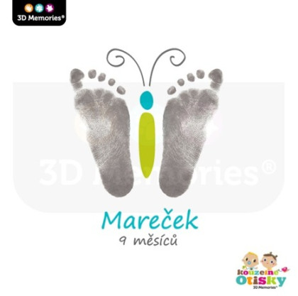 Kouzelné otisky 3D Memories S POTISKEM
