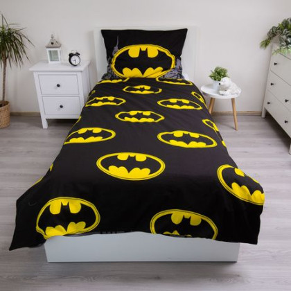 Povlečení Batman "The Emblem" 140 x 200, 70 x 90 cm Jerry Fabrics