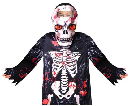 Kostým Kostlivec s maskou klučičí 