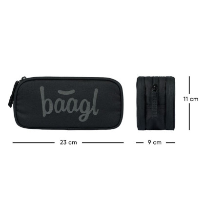 Set 3 Coolmate Black: batoh, penál, sáček Baagl