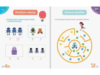 Montessori ve školce se samolepkami