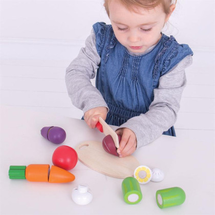 Krájecí zelenina v krabičce Bigjigs Toys