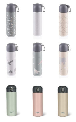 Termoska na tekutiny se silikonovým držákem 400 ml Zopa