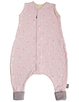 Merino spací pytel slon růžový s nožičkami 