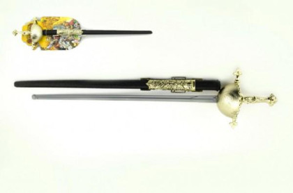 Kord meč rytířský plastový 63cm