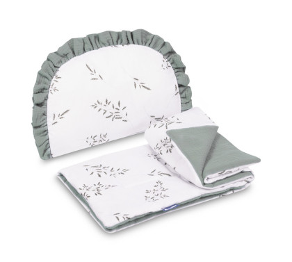 2D sada do kočárku, postýlky, kolébky mušelín/bavlna Sensillo 