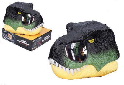 Maska na hlavu dinosaurus s efekty 28x22x21,5 cm