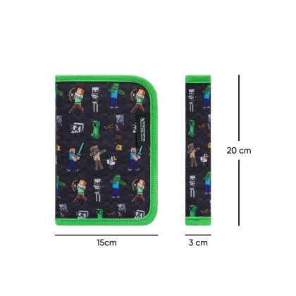 Školní penál jednopatrový Minecraft Baagl