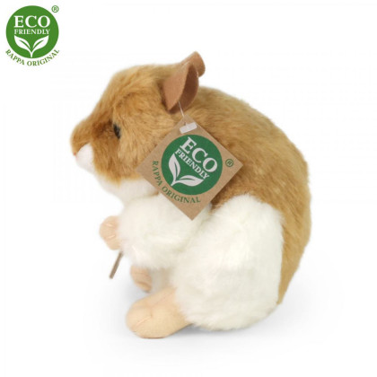 Plyšový křeček 13 cm ECO-FRIENDLY Rappa