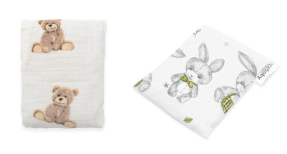 Mušelínový termofor s višňovými peckami Standard New Baby