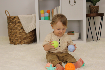 Míčky s texturami Super Soft 6 ks Infantino