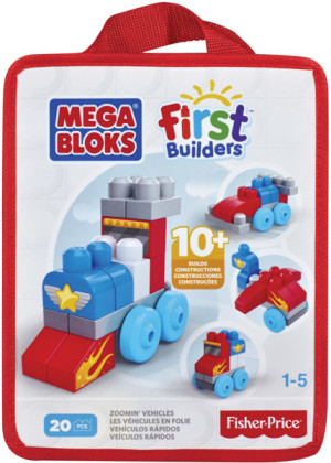 Mega Bloks First Builders autíčka 20ks