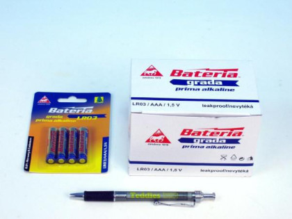 Baterie Grada LR03/AAA 1,5V alkaline 4ks na kartě