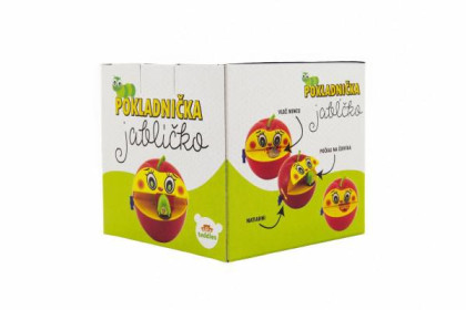 Pokladnička jablko s červíkem