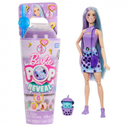 Barbie Pop reveal barbie bubble tea - mléčný čaj 