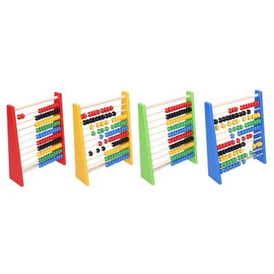 Počítadlo 100 kuliček dřevo 