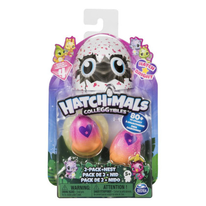Hatchimals sběratelská zvířátka ve vajíčku zářící DVOJBALENÍ serie 4.