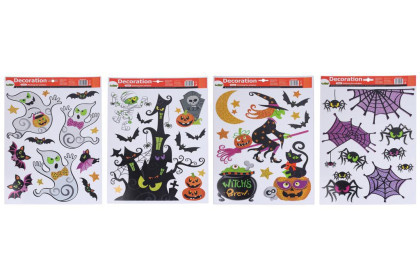 Dekorace okenní 41 x 29 cm Mix Halloween