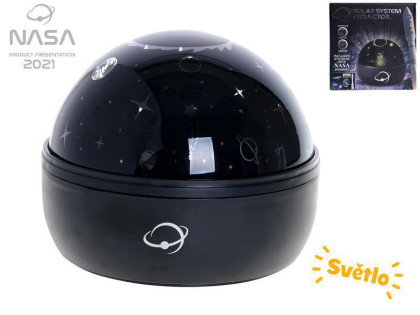 NASA projektor solární systém na baterie se světlem